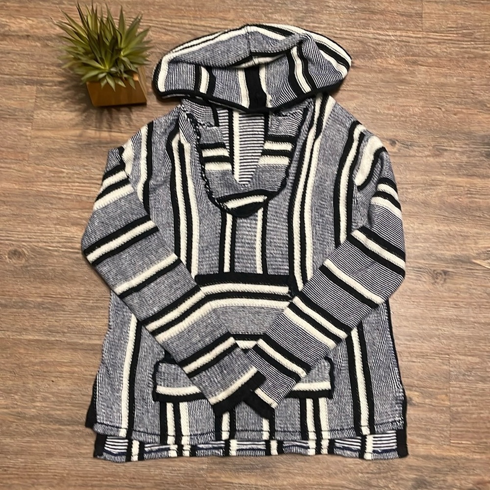 Women’s boho striped hoodie